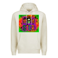 Oatmeal Heather momster Premium Hoodie - BundleAndBundleShop