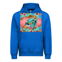 Floral Turtle Urban Hoodie | Teevron