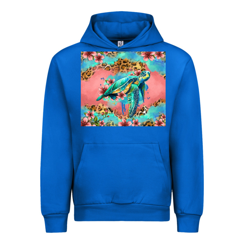 Floral Turtle Urban Hoodie by Jasminsmagicworld | Teevron