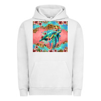 Pigment Lunar Rock floral turtle Urban Hoodie - Jasminsmagicworld