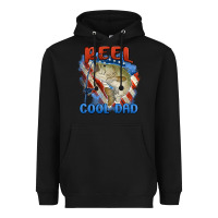 Black reel cool dad Heavyweight Hoodie - MaliasSmallBusiness
