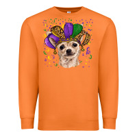 Carrot mardi gras hat chihuahua Premium Sweatshirt - RanaPortraitStore