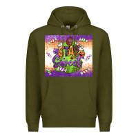 Army Green stay sweet Premium Hoodie - BundleAndBundleShop