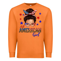Carrot all american girl messy bun Premium Sweatshirt - texasbilliewilder