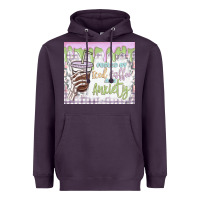 Plum fueled by iced coffee and anxiety Heavyweight Hoodie - MaliasSmallBusiness