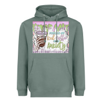 Sage fueled by iced coffee and anxiety Heavyweight Hoodie - MaliasSmallBusiness