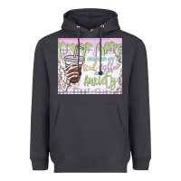 Smoke fueled by iced coffee and anxiety Heavyweight Hoodie - MaliasSmallBusiness