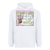 White fueled by iced coffee and anxiety Heavyweight Hoodie - MaliasSmallBusiness