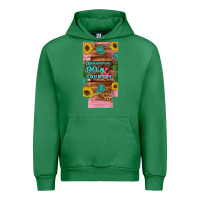 Emerald raised 90's country guitar cactus sunflower's 12 oz can cooler  (slim) Urban Hoodie - Artiststas