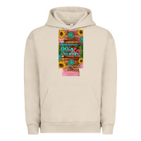Pigment French Oak raised 90's country guitar cactus sunflower's 12 oz can cooler  (slim) Urban Hoodie - Artiststas