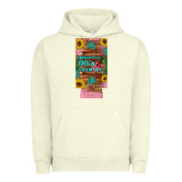 Pigment Pistachio raised 90's country guitar cactus sunflower's 12 oz can cooler  (slim) Urban Hoodie - Artiststas