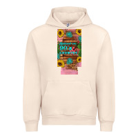 Sandshell raised 90's country guitar cactus sunflower's 12 oz can cooler  (slim) Urban Hoodie - Artiststas