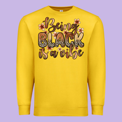 Premium Sweatshirt being black is a vibe