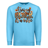 Ocean Blue being black is a vibe Premium Sweatshirt - Zillion Design Studio