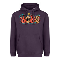 Plum 2024 stars and leopard Heavyweight Hoodie - MaliasSmallBusiness