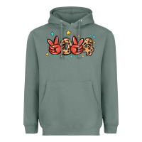 Sage 2024 stars and leopard Heavyweight Hoodie - MaliasSmallBusiness