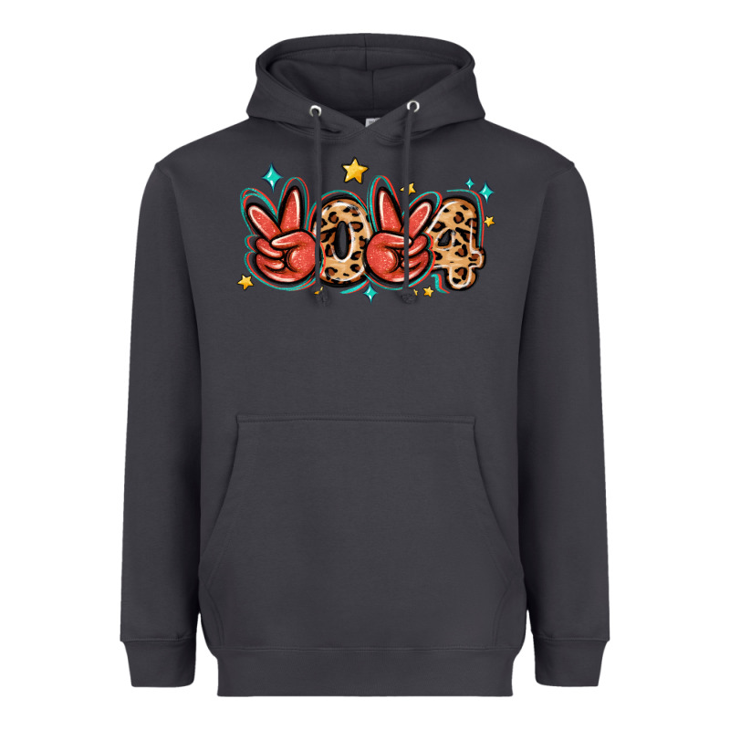 2024 Stars And Leopard Heavyweight Hoodie by MaliasSmallBusiness | Teevron