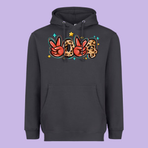 2024 Stars And Leopard Heavyweight Hoodie Designed By Maliassmallbusiness