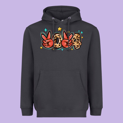 Heavyweight Hoodie 2024 stars and leopard