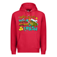 Cardinal splish splash your opinion is trash Premium Hoodie - AdoDesignShop