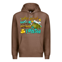 Chestnut splish splash your opinion is trash Premium Hoodie - AdoDesignShop