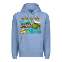 Colony Blue splish splash your opinion is trash Premium Hoodie - AdoDesignShop