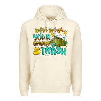 Sandshell splish splash your opinion is trash Premium Hoodie - AdoDesignShop