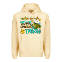 Pina Colada splish splash your opinion is trash Premium Hoodie - AdoDesignShop