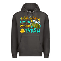Smoke splish splash your opinion is trash Premium Hoodie - AdoDesignShop
