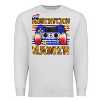 Dove Grey all american gamer Premium Sweatshirt - texasbilliewilder