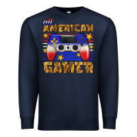 Navy all american gamer Premium Sweatshirt - texasbilliewilder