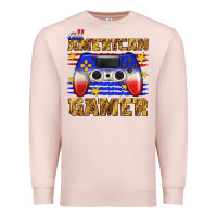 Pale Pink all american gamer Premium Sweatshirt - texasbilliewilder