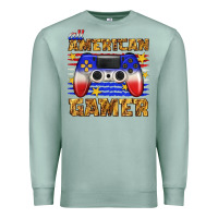 Seafoam all american gamer Premium Sweatshirt - texasbilliewilder
