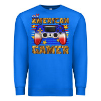 True Royal all american gamer Premium Sweatshirt - texasbilliewilder