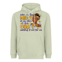 Matcha even in the midst of my storm i see god working it Heavyweight Hoodie - MaliasSmallBusiness