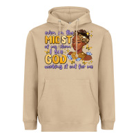 Even In The Midst Of My Storm I See God Working It Heavyweight Hoodie | Teevron