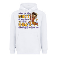 White even in the midst of my storm i see god working it Heavyweight Hoodie - MaliasSmallBusiness