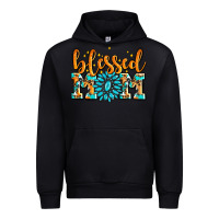 Black blessed mom with gemstone Urban Hoodie - AdoDesignShop