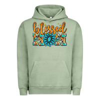 Blessed Mom With Gemstone Urban Hoodie | Teevron