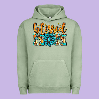 Blessed Mom With Gemstone Urban Hoodie Designed By Adodesignshop