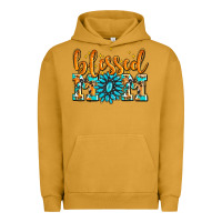 Pigment Peanut Butter blessed mom with gemstone Urban Hoodie - AdoDesignShop