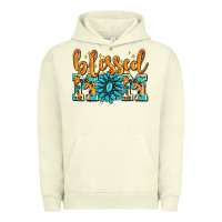 Pigment Pistachio blessed mom with gemstone Urban Hoodie - AdoDesignShop