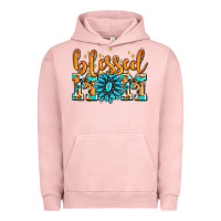 Pigment Salmon blessed mom with gemstone Urban Hoodie - AdoDesignShop
