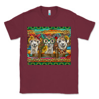 Burgundy alpacas Classic Tee - BarkalooDesign