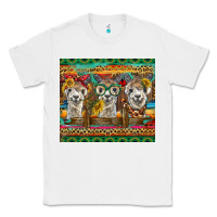 White alpacas Classic Tee - BarkalooDesign