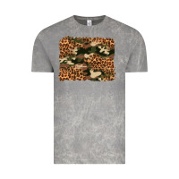 Cloud Rock camouflage and leopard background Vintage Tee - Artiststas