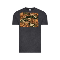Vintage Black camouflage and leopard background Vintage Tee - Artiststas