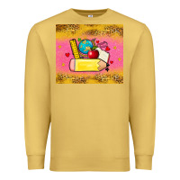 Antique Gold back to school custom name Premium Sweatshirt - Zillion Design Studio