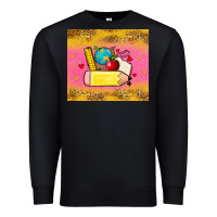 Black back to school custom name Premium Sweatshirt - Zillion Design Studio