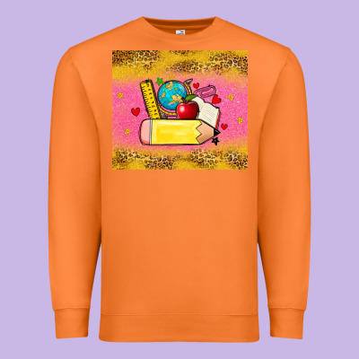 Premium Sweatshirt back to school custom name